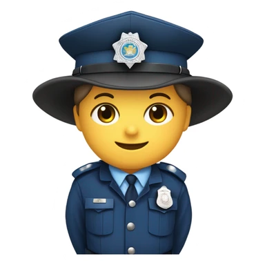 Mapache policia sticker