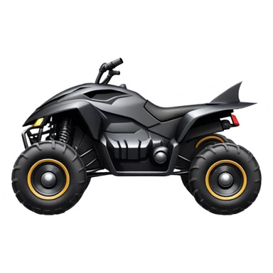 batmobile atv quad sport sticker