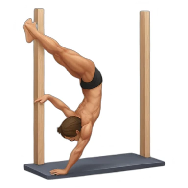 Planche calisthenics sticker