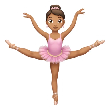Ballerina (arabesque), street dancer. sticker