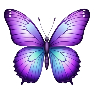 Mariposa morada sticker