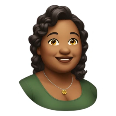 da'vine joy randolph portrait fat sticker