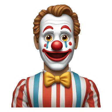 de payaso con humano  sticker