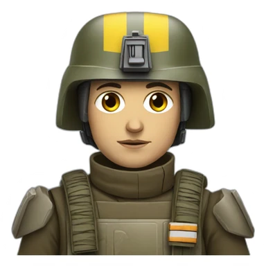 Star Wars Ukraine soldier sticker