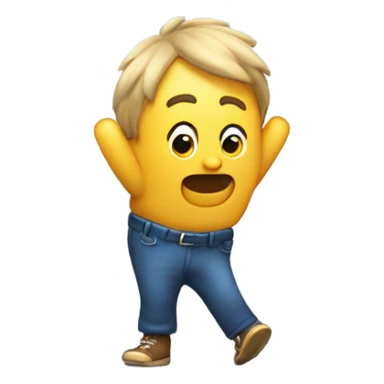 Person farting sticker