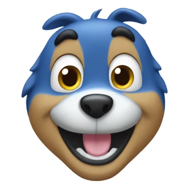 Bluey happy sticker