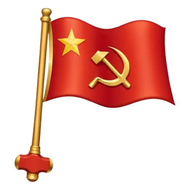 Create a Soviet union flag emoji sticker