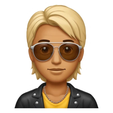 Rockstar with sunglasses saying DAJE sticker