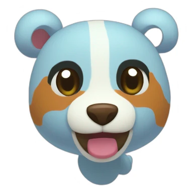 poppy animal crossing sticker