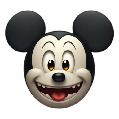 Horror Scary Mickey sticker