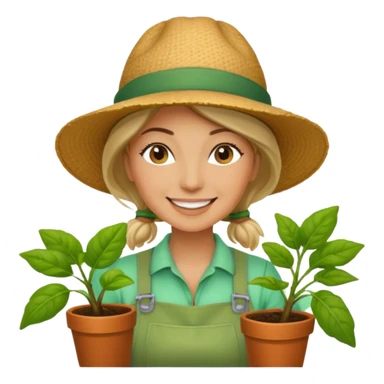 Urban Gardener woman sticker