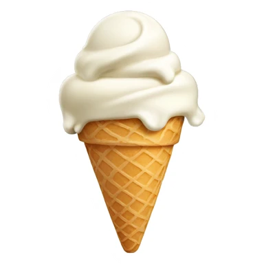 Tongue licking white ice cream cone sticker
