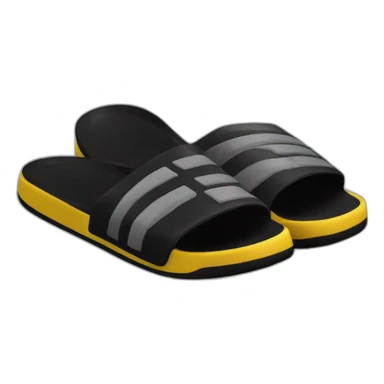 Black Twitter adidas slide sticker
