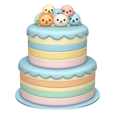 JELLYCAT CAKE sticker