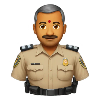 Yogi adityanath as police  sticker