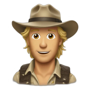 Crocodile Dundee sticker