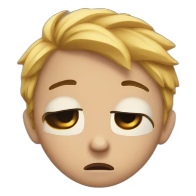 crying trying not to cry sticker