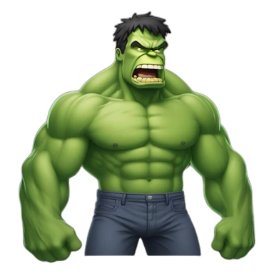 Hulk sur Homer Simpson sticker