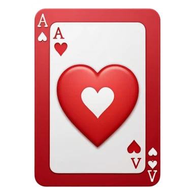 playing card sticker