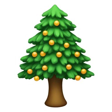 New year tree sticker