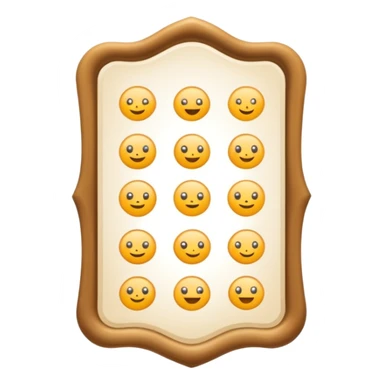 ciao mi serve un emoji simbolo dell'aprtura du opzioni a tendina personalizzata sticker