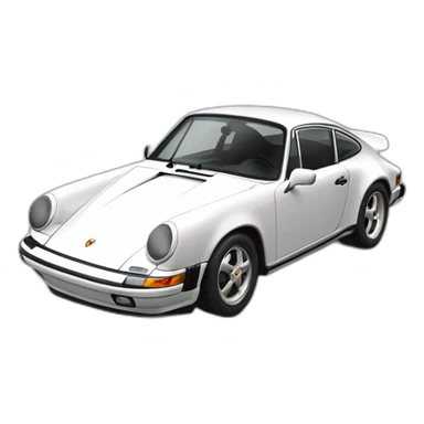 une porshe 911 sticker