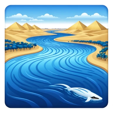 The Nile River sticker