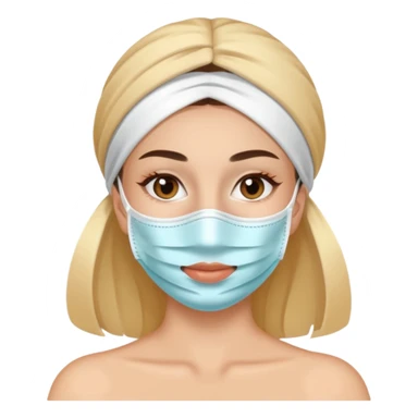 facemask beauty sticker