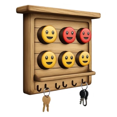 Wall Key holder sticker