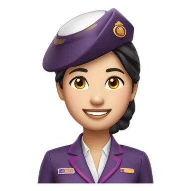 Thai Airways cabin crew sticker