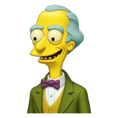 mr burns sticker