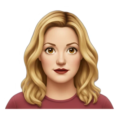 drew barrymore serious real sticker