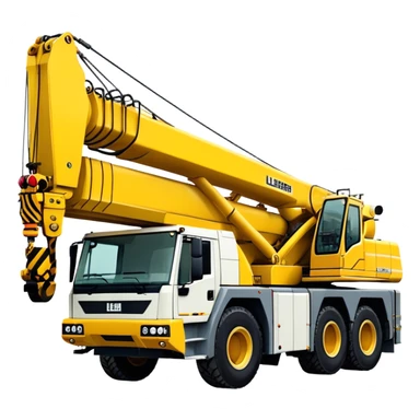 Crane - Liebherr LTM 1200-5.1 (Model Year: 2022) (Iconic colour: Yellow) sticker