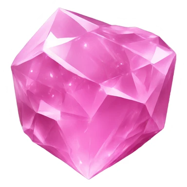 Pink Crystal cluster  sticker