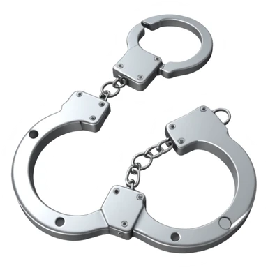 cracking handcuffs with little effects of cracks with 4k  sticker