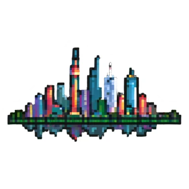 Guangzhou skyline sticker