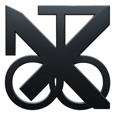 four C in each side of a plus symbol sticker