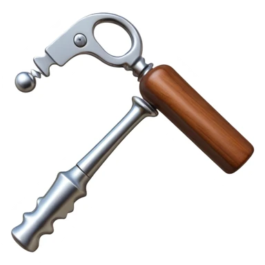 Metal Cork wine bottle opener sticker