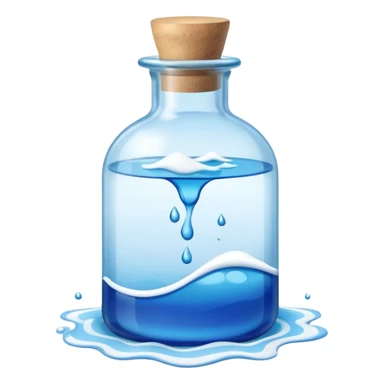 small aroma bottle with calm waves above sticker