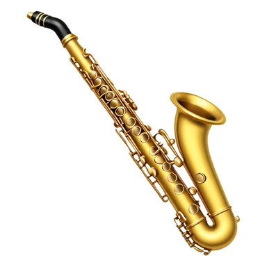 Create an elegant and refined emoji representing A clarinet.  sticker