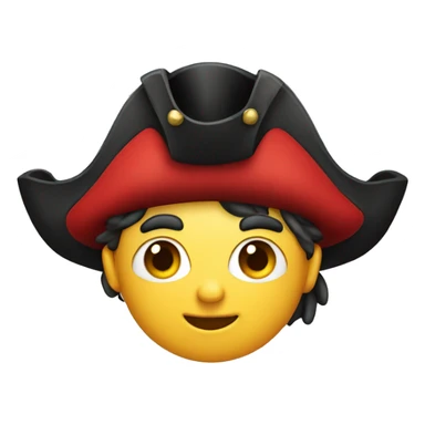 pirate withou hat sticker