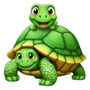 Tortue sur tortue  sticker