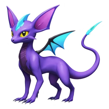 Shiny Salandit-Noivern-Espeon-Hybrid (Full body) sticker