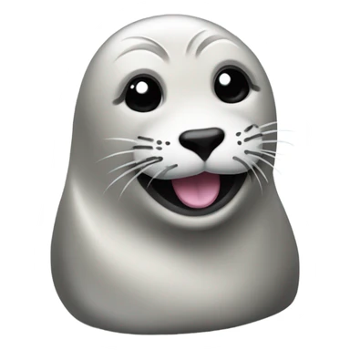 Seal posing with chrome sticker