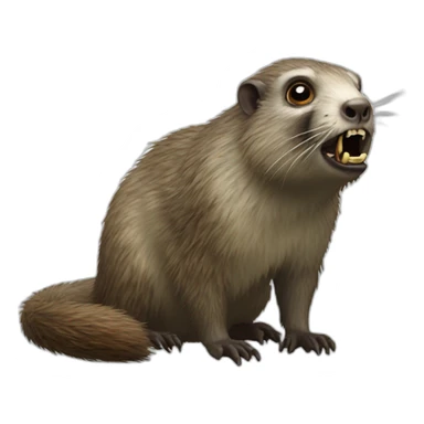 marmotte zombi sticker