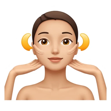 Head massage sticker