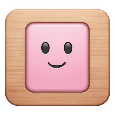 Light pink board sticker