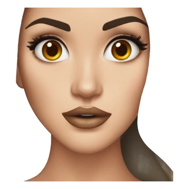 Megan fox with brown eyes sticker