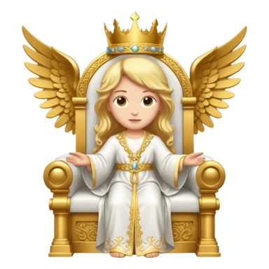 Throne, Angel sticker