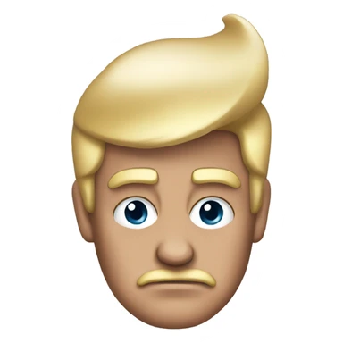 trump with the black ear sticker